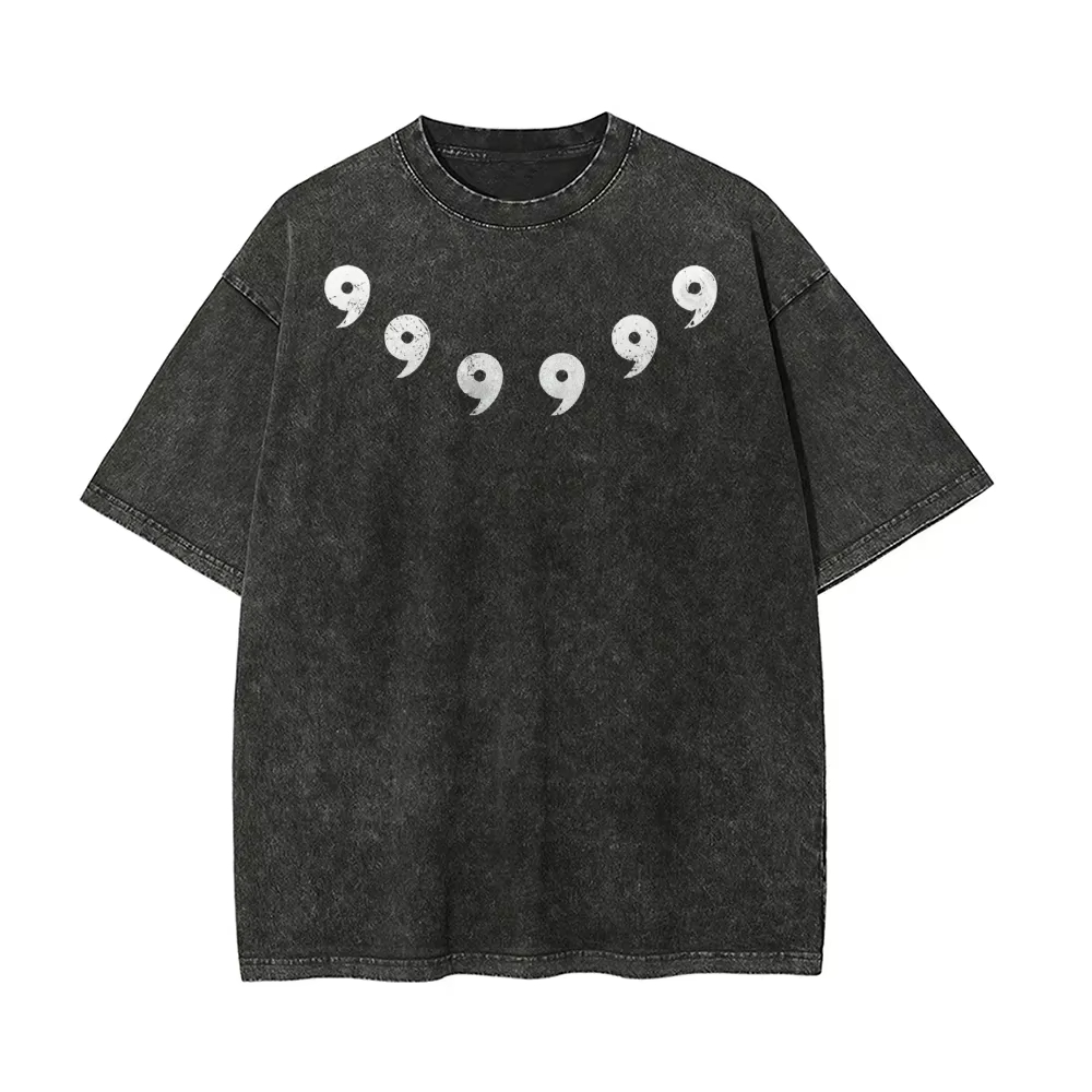 Acid Wash Vintage Graphic T Shirt - Koszulka Naruto Sage of Six Paths