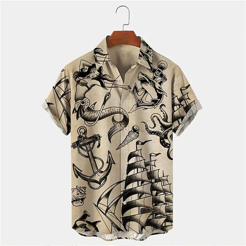 Męska letnia koszula hawajska  – Vintage Hawaiian Floral Shirt recenzja i cena