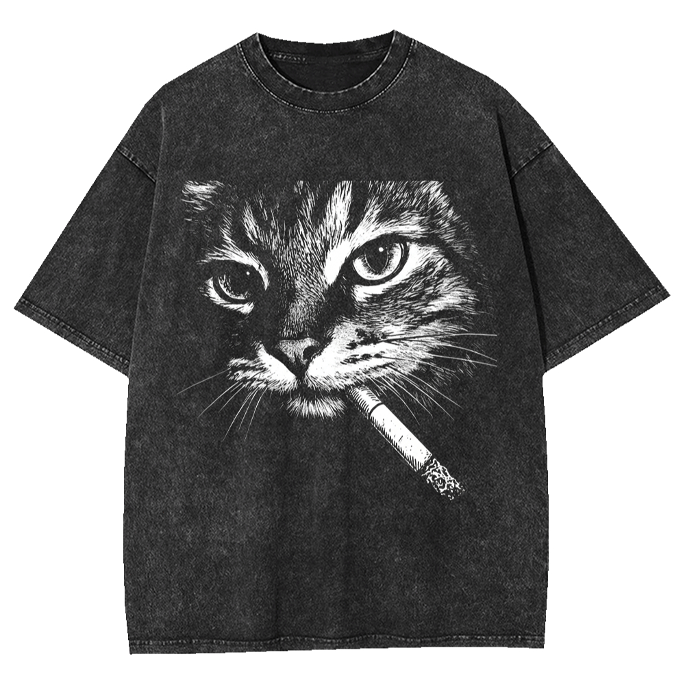 Męska koszulka vintage z efekt – Acid Wash Vintage Graphic T Shirt recenzja i cena