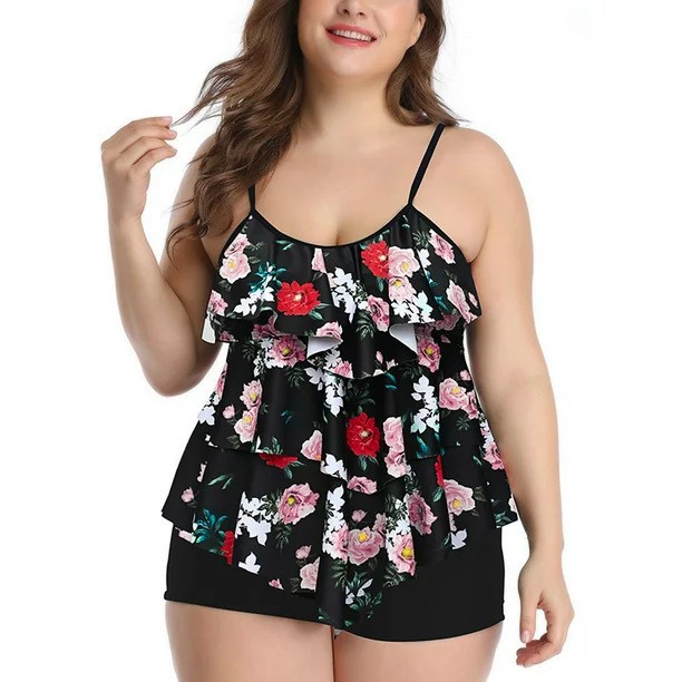 Tankini Damskie Bikini z Kwiat – Shorts recenzja i cena