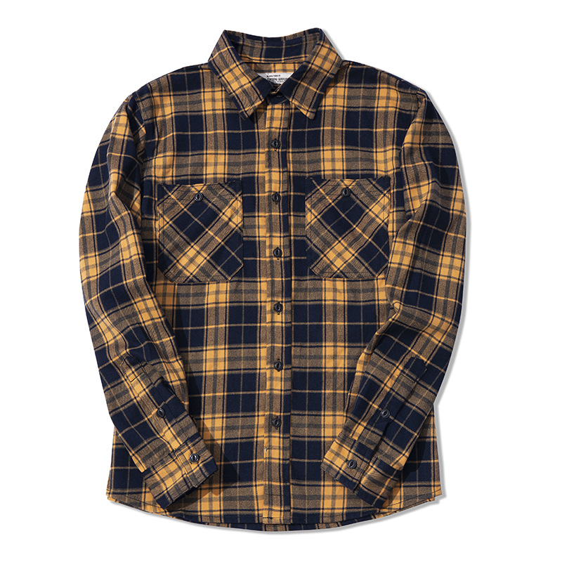 Męska klasyczna koszula flanel – Flannel Plaid Shirt Heavy Weight recenzja i cena