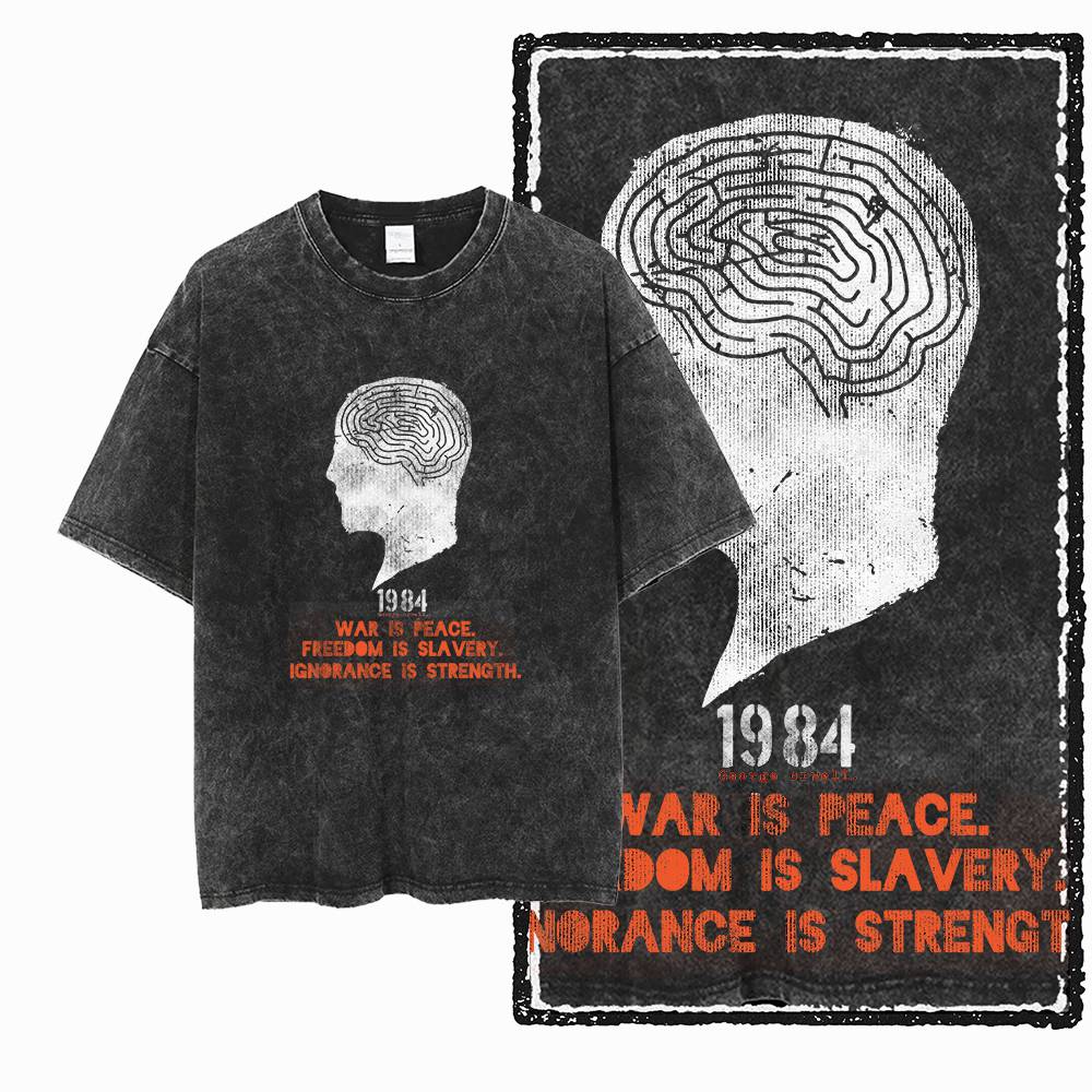 G02 Exclusive 100% bawełna Duż – Acid Wash Vintage Graphic T Shirt recenzja i cena