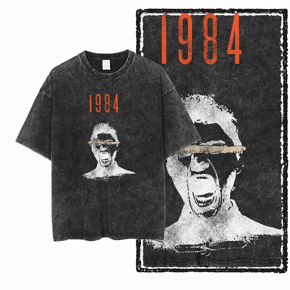 G02 Exclusive 100% bawełna Duż – Acid Wash Vintage Graphic T Shirt recenzja i cena