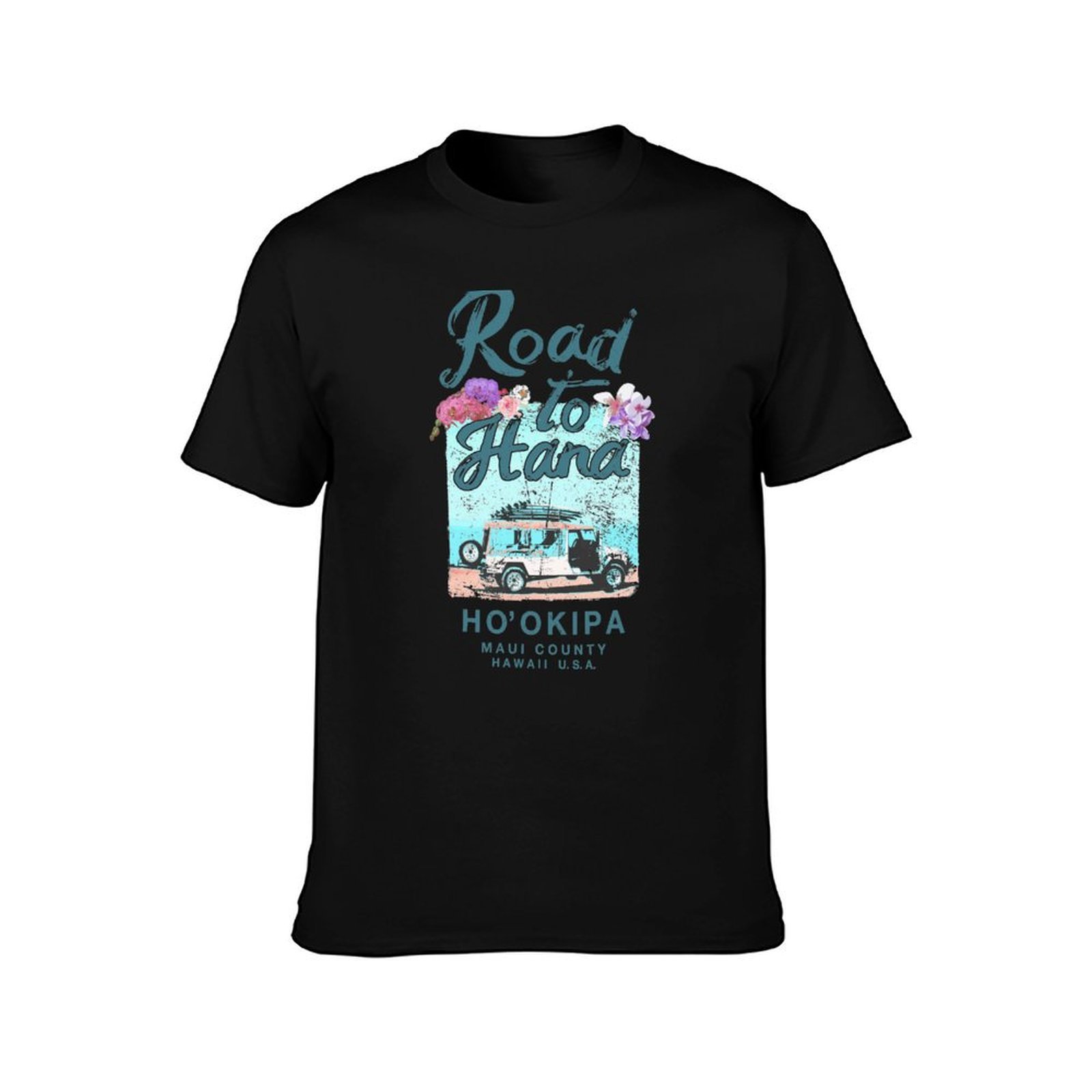 Road to Hana Maui Hawaii – kla – Vintage Hawaiian Floral Shirt recenzja i cena
