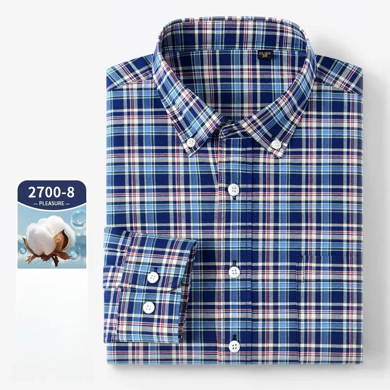 Wysokiej jakości koszula męska – Oxford Cotton Casual Shirt Business recenzja i cena