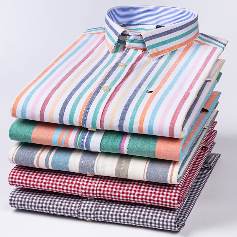 Męska koszula Oxford z czystej – Oxford Cotton Casual Shirt Business recenzja i cena