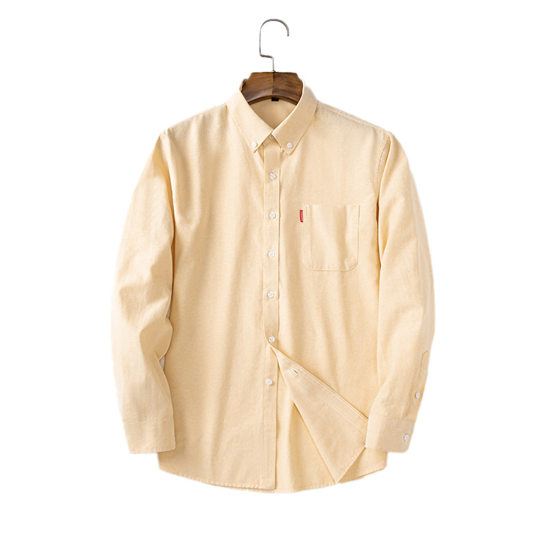 Męska koszula z czystej bawełn – Oxford Cotton Casual Shirt Business recenzja i cena