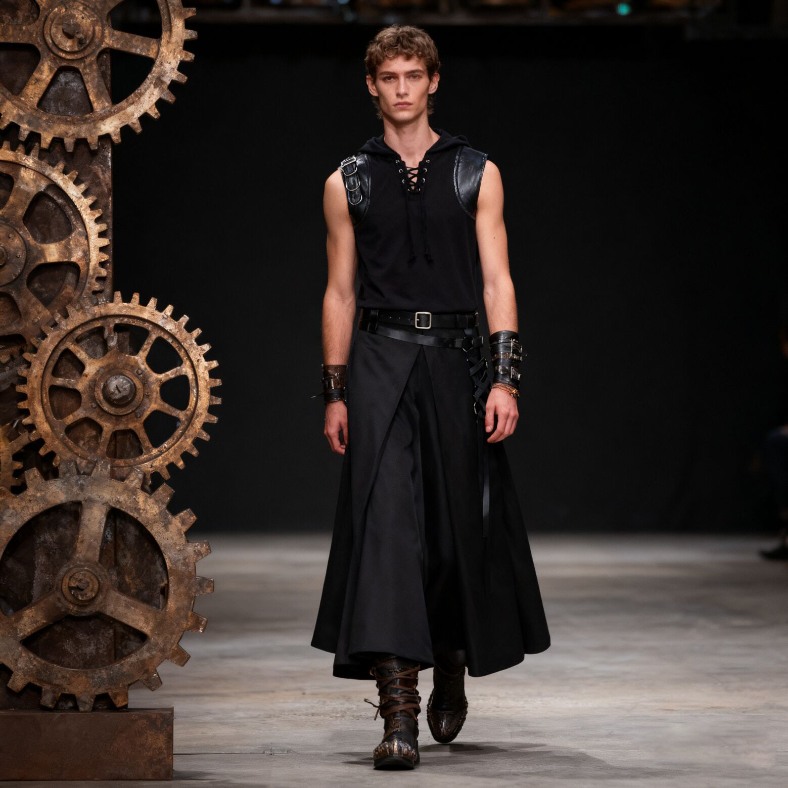 Męskie średniowieczne koszule  – Medieval Gothic Lace Up Pirate Shirt recenzja i cena