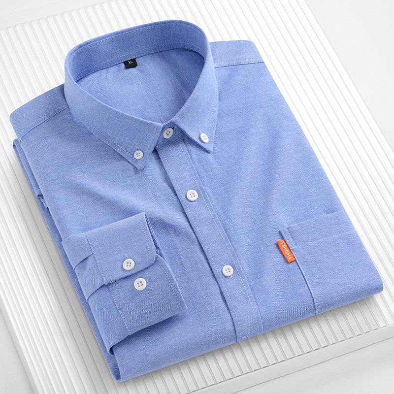 Męska koszula biznesowa ze 100 – Oxford Cotton Casual Shirt Business recenzja i cena