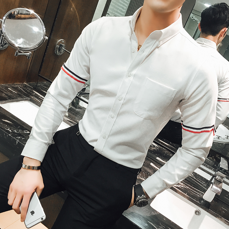 Koszula męska - koszula bez ko – Oxford Cotton Casual Shirt Business recenzja i cena