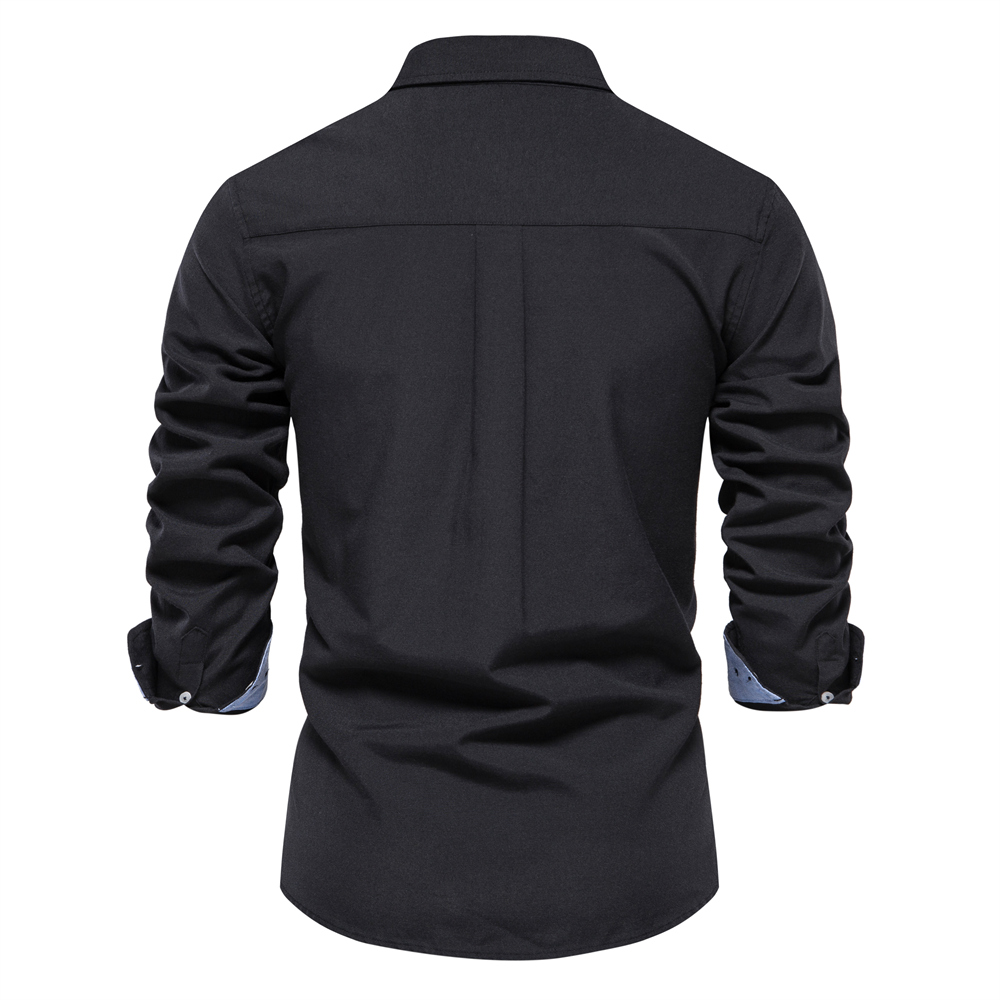 AIOPESON 2023 Nowa jesienna ba – Oxford Cotton Casual Shirt Business recenzja i cena